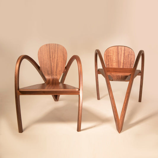 Swept Back Lounge Chairs